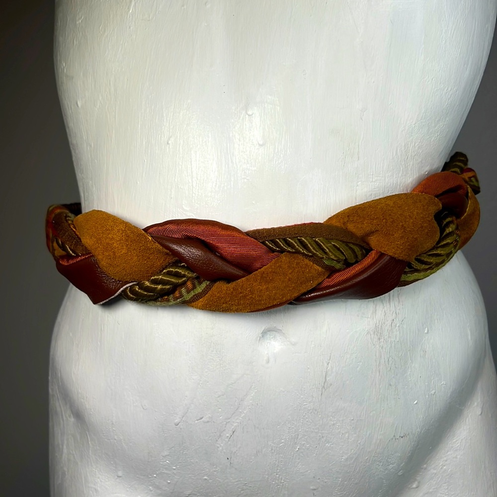 Vintage material Fabric Twist Belt from Bari Designs in Franklin NC